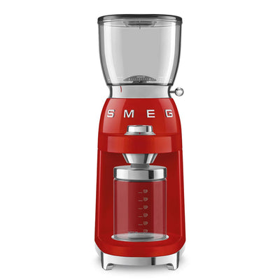 Smeg 50's Retro Style Coffee Grinder, Red - Kitchen Universe