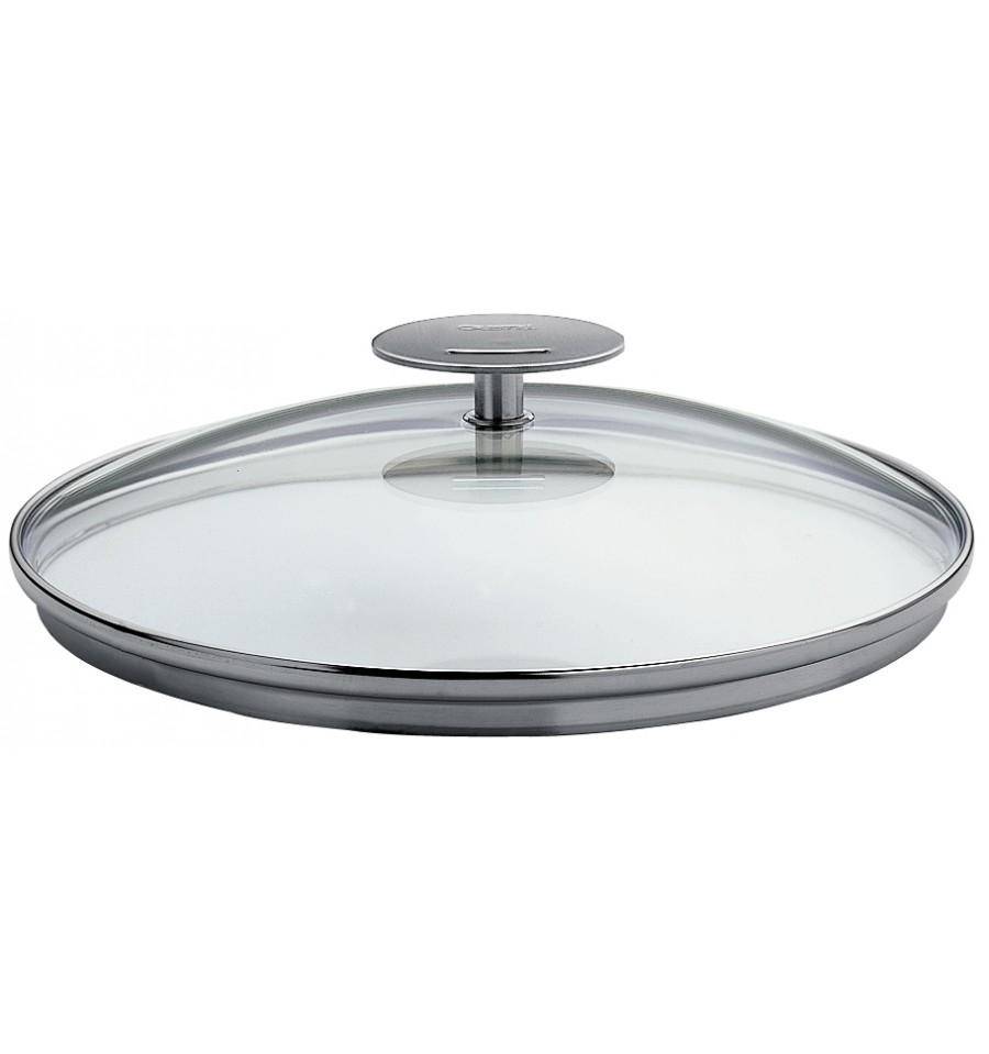 Cristel Stainless Steel With Domed Glass Lid - Kitchen Universe