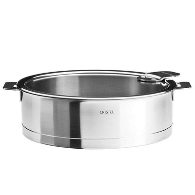 Cristel Strate Stainless Steel Saute Pan with Lid - Kitchen Universe
