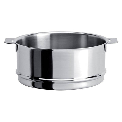 Cristel Strate Stainless Steel Steamer Insert, 6.5-Quart - Kitchen Universe