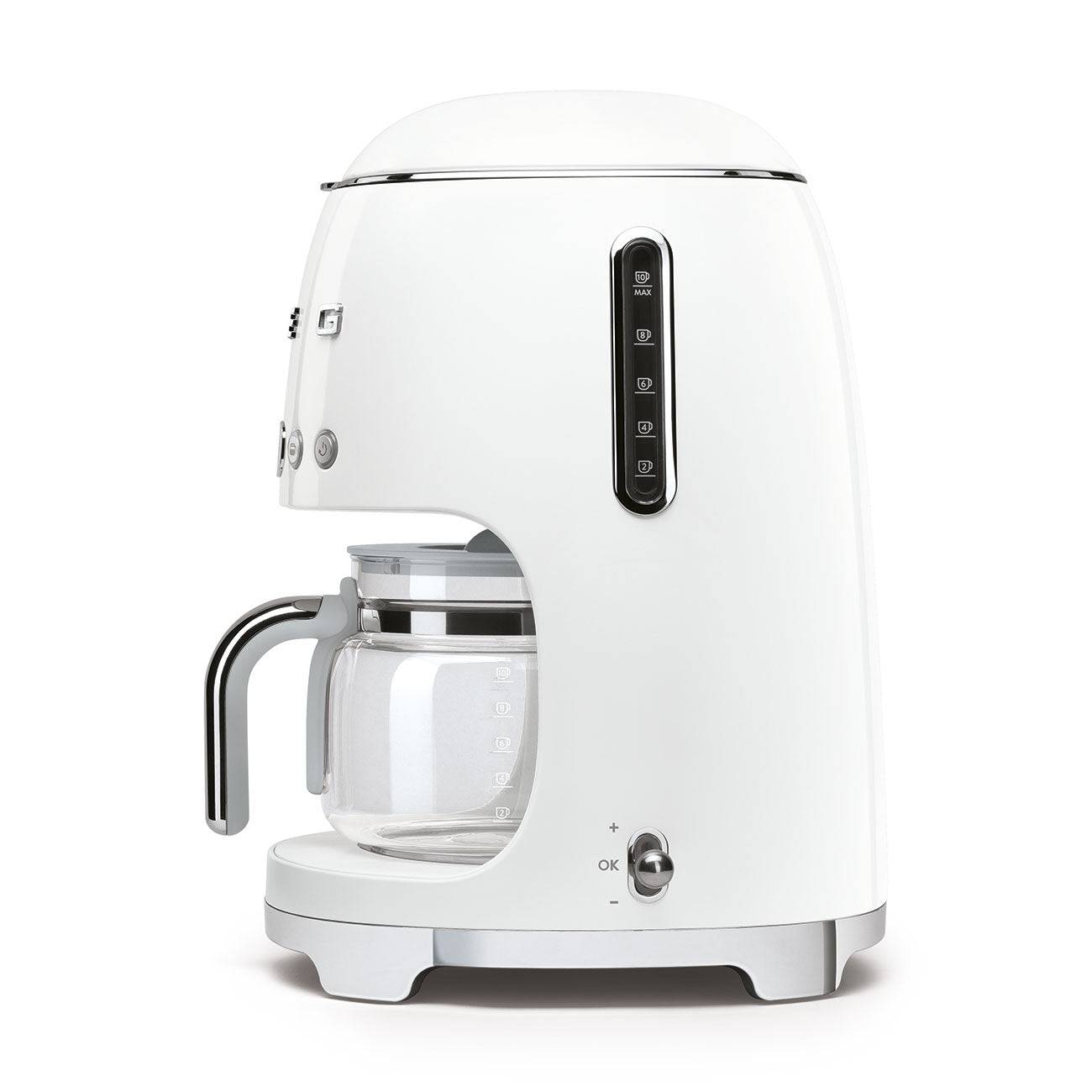 Smeg 50's Retro Style Drip-filter Coffee Machine, White - Kitchen Universe