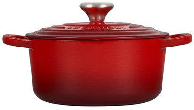 Le Creuset Signature Enameled Cast Iron Round French / Dutch Oven With Lid, 2-Quart, Cerise - Kitchen Universe