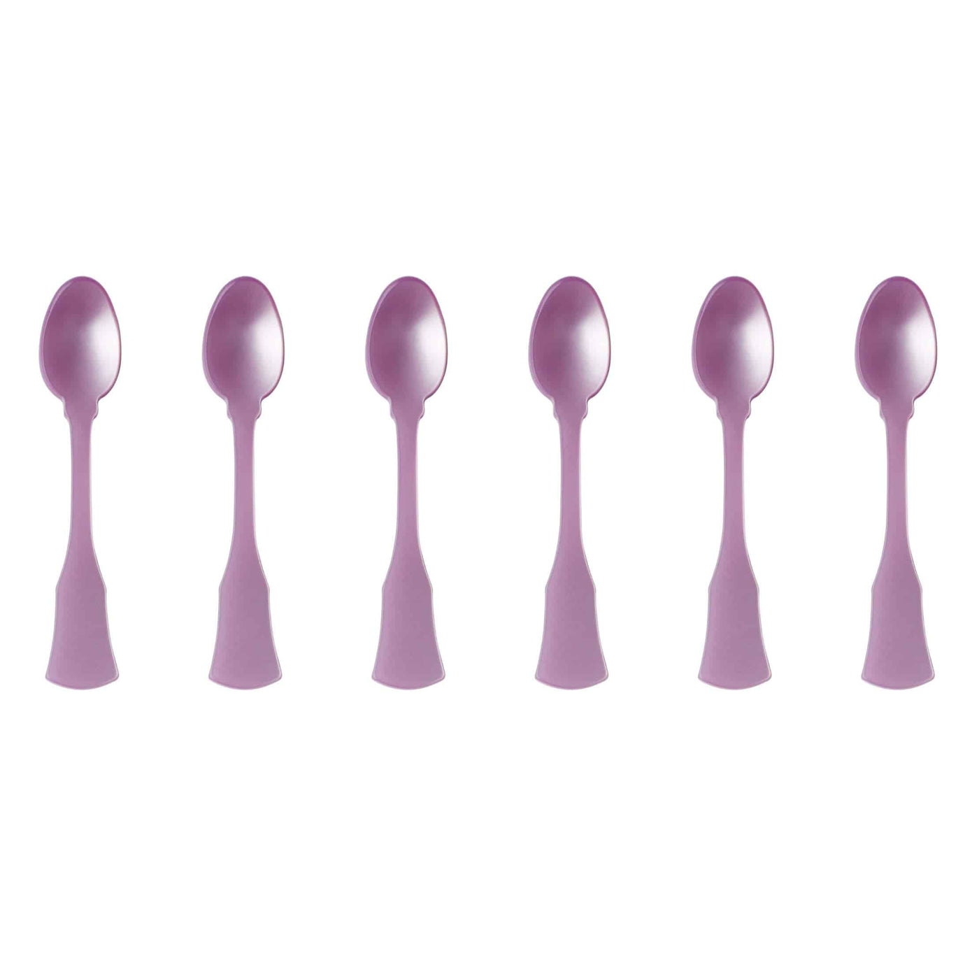 Sabre Honorine 6-Piece Demi-Tasse Spoon Set, Lilac - Kitchen Universe