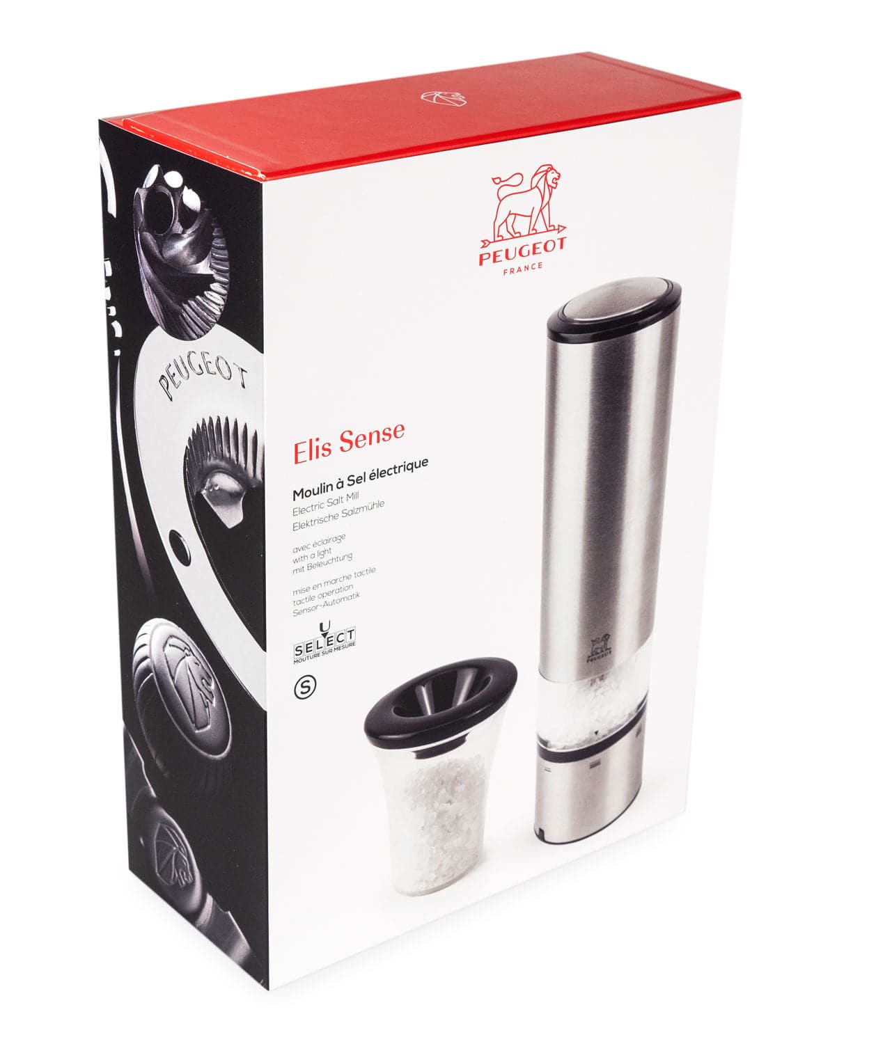 Peugeot Elis Sense u' Select Stainless Pepper & Salt Mill Set - Kitchen Universe