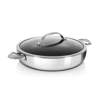 Scanpan HaptIQ Nonstick Stratanium Chef Pan with Lid, 5.25-qt - Kitchen Universe