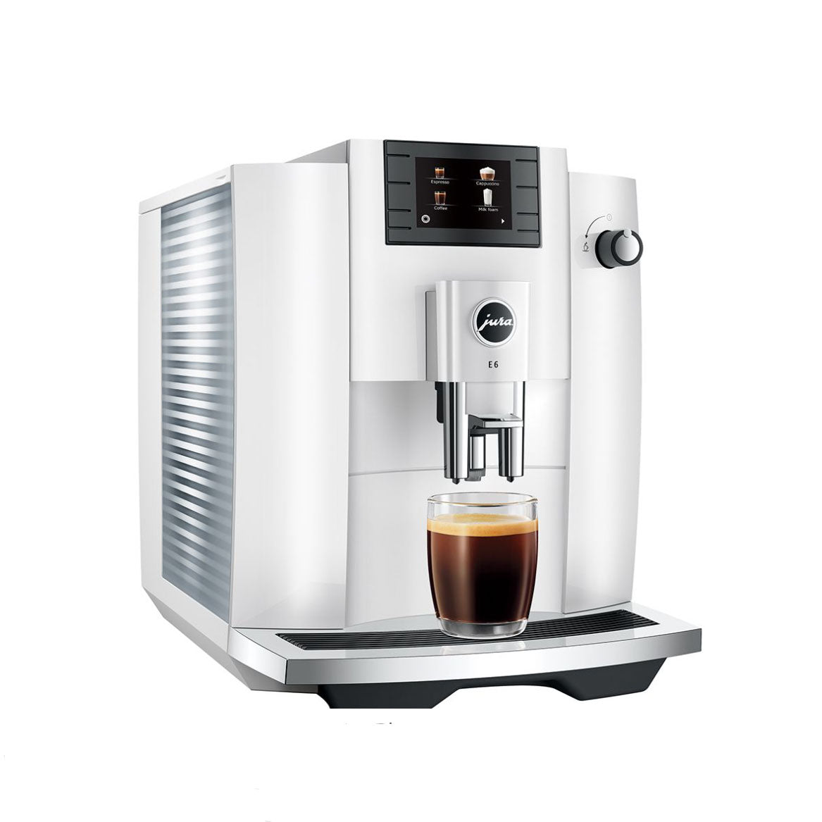 Jura E6 Platinum Coffee Maker, Piano White - Kitchen Universe