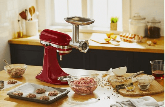 KitchenAid Stand Mixer Metal Food Grinder Attachment - Kitchen Universe