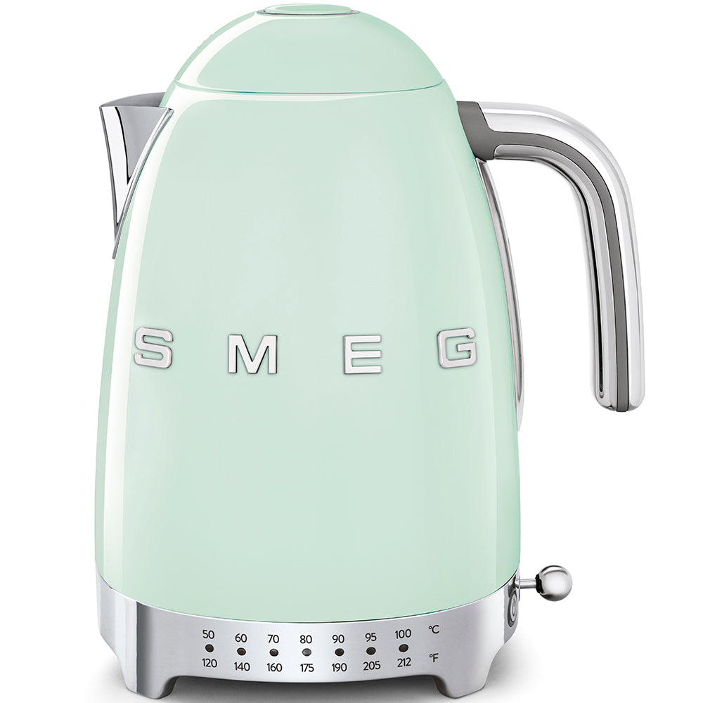 Smeg 50's Retro Style Variable Temperature 7-Cup Electric Kettle, Pastel Green - Kitchen Universe