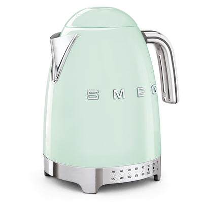 Smeg 50's Retro Style Variable Temperature 7-Cup Electric Kettle, Pastel Green - Kitchen Universe