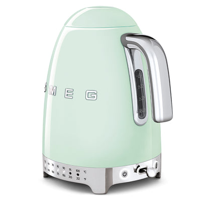 Smeg 50's Retro Style Variable Temperature 7-Cup Electric Kettle, Pastel Green - Kitchen Universe