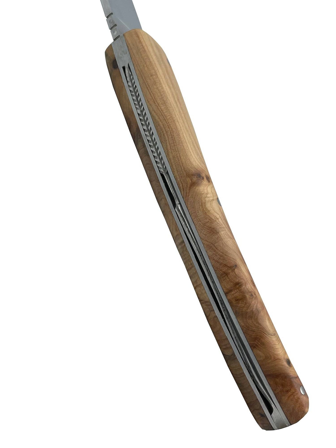 Arbalete Genes David Luxury Fully Forged Steak Knives 6-Piece Set with Full Mixed Wood Handles, 4.25-Inches - Kitchen Universe