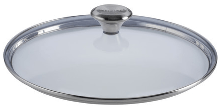 Le Creuset Toughened Nonstick PRO Glass Lid with Stainless Steel Knob, 11-Inches - Kitchen Universe