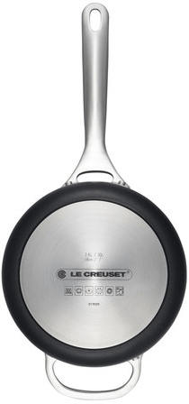 Le Creuset Toughened Nonstick PRO Saucepan with Glass Lid, 3-Quart - Kitchen Universe