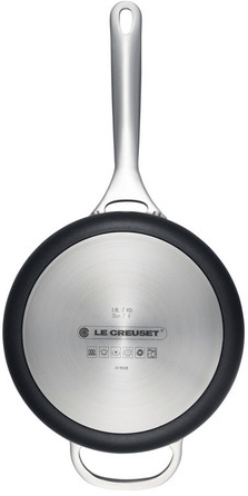 Le Creuset Toughened Nonstick PRO Saucepan with Glass Lid, 4-Quart - Kitchen Universe