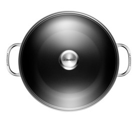 Le Creuset Toughened Nonstick PRO Braiser & Glass Lid with Stainless Steel Knob, 4-Quart - Kitchen Universe