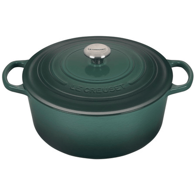 Le Creuset Signature Enameled Cast Iron French / Round Dutch Oven, 9-Quart, Artichaut - Kitchen Universe