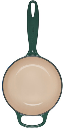 Le Creuset Signature Enameled Cast Iron Sauce Pan with Lid, 1.75-Quart, Artichaut - Kitchen Universe