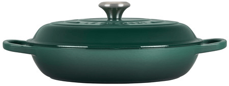 Le Creuset Signature Enameled Cast Iron Braiser, 3.5-Quart, Artichaut - Kitchen Universe