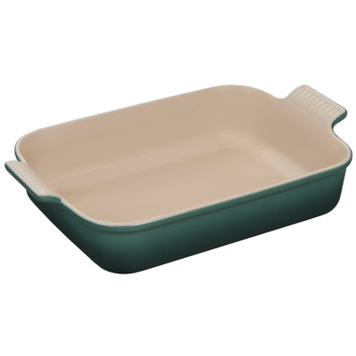 Le Creuset Heritage Stoneware Rectangular Dish, 12 x 9-Inches, Artichaut - Kitchen Universe