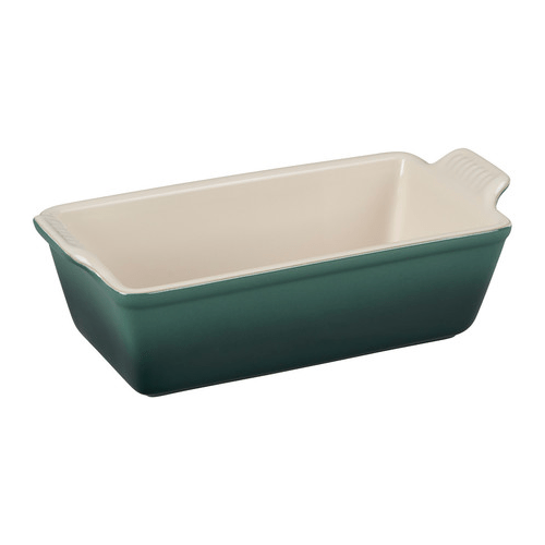 Le Creuset Heritage Stoneware Loaf Pan, 1.5-Quart, Artichaut - Kitchen Universe