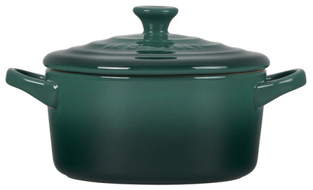 Le Creuset Stoneware Mini Round Cocotte, 14-Ounces, Artichaut - Kitchen Universe