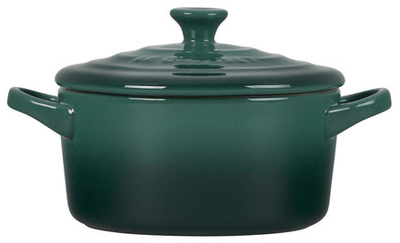 Le Creuset Stoneware Mini Round Cocotte, 14-Ounces, Artichaut - Kitchen Universe