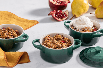 Le Creuset Stoneware Mini Round Cocotte, 8-Ounces, Artichaut - Kitchen Universe