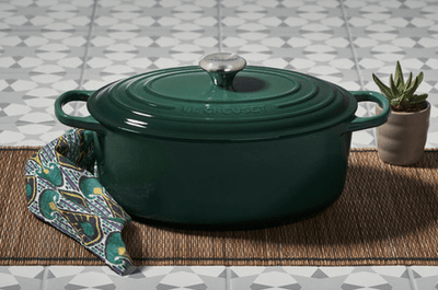 Le Creuset Signature Enameled Cast Iron Oval French / Dutch Oven, 6.75-Quart, Artichaut - Kitchen Universe