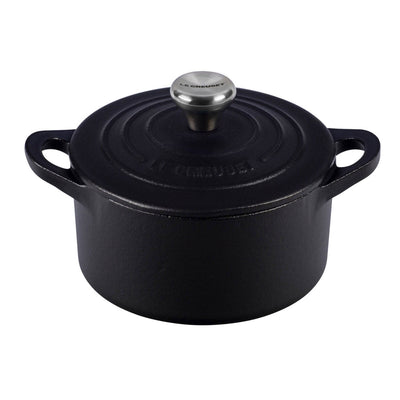 Le Creuset Enameled Cast Iron Mini Cocotte, 1/3-Quart, Licorice - Kitchen Universe