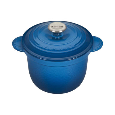 Le Creuset Enameled Cast Iron Rice Pot & Stoneware Insert, 2.25-Quart, Marseille - Kitchen Universe