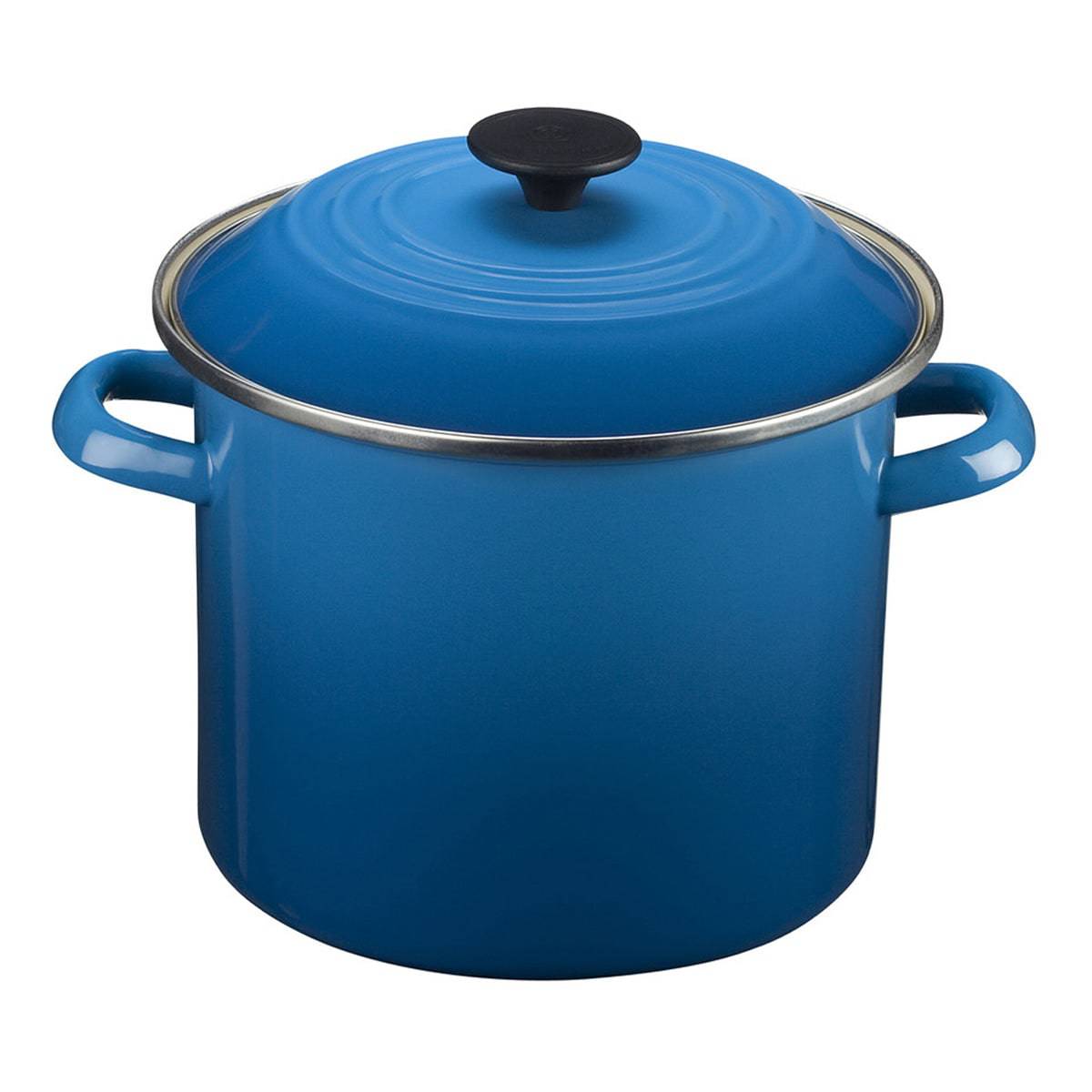 Le Creuset Enameled on Steel Stockpot, 8-Quart, Marseille - Kitchen Universe