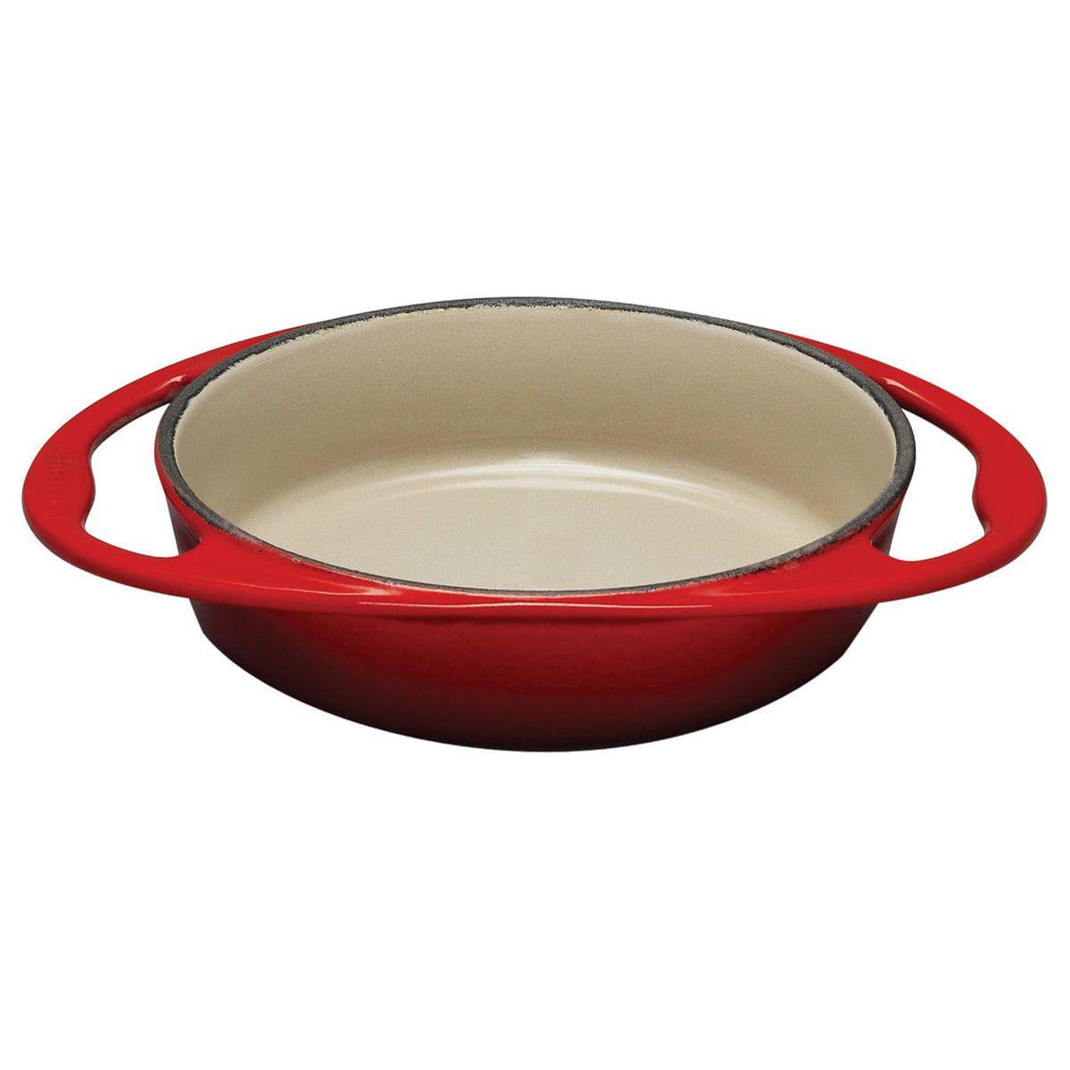 Le Creuset Heritage Enameled Cast Iron Tart Tatin Dish Cerise, 2-Quart - Kitchen Universe