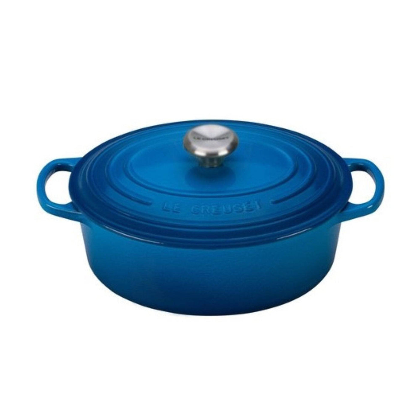 Le Creuset Signature Enameled Cast Iron Oval French / Dutch Oven, 2.75-Quart, Marseille - Kitchen Universe