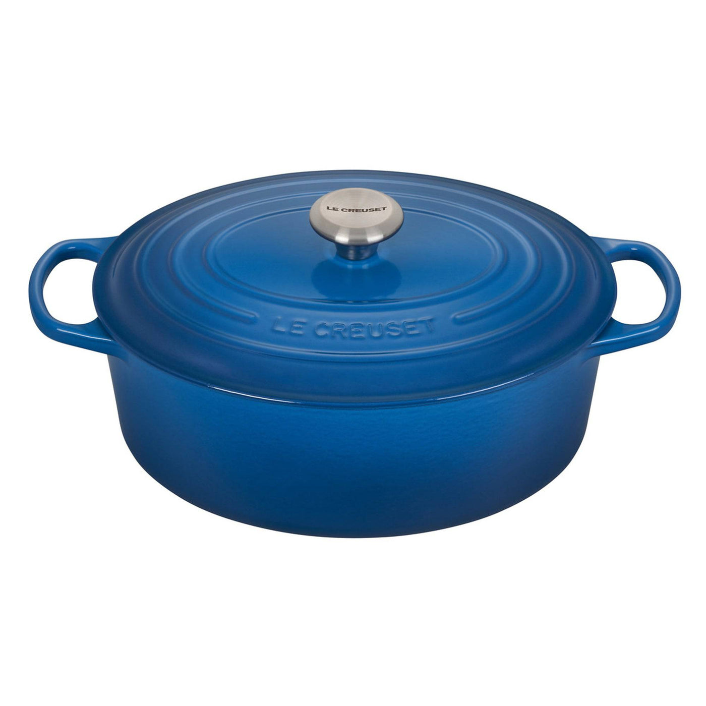 Le Creuset Signature Enameled Cast Iron Oval French / Dutch Oven, 6.75-Quart, Marseille - Kitchen Universe