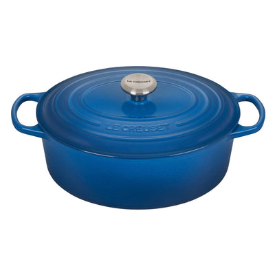 Le Creuset Signature Enameled Cast Iron Oval French / Dutch Oven, 6.75-Quart, Marseille - Kitchen Universe