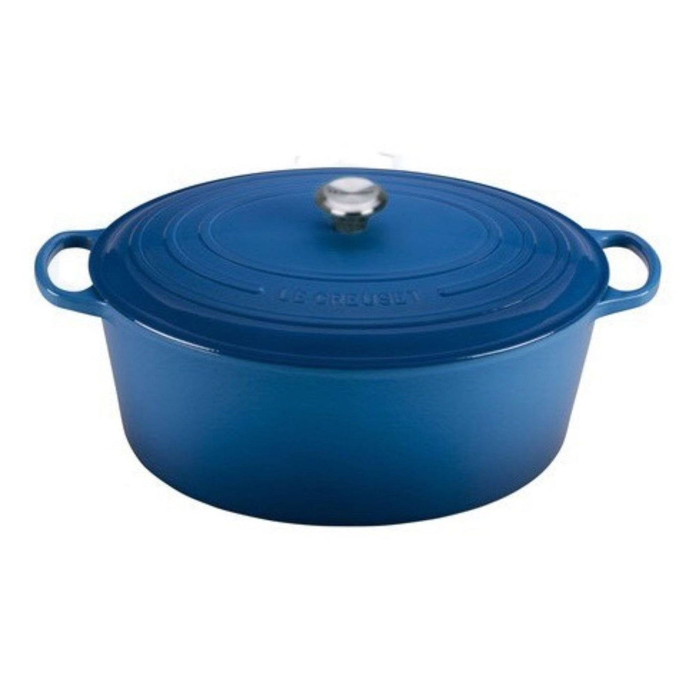 Le Creuset Signature Enameled Cast Iron Oval French / Dutch Oven, 15.5-Quart, Marseille - Kitchen Universe