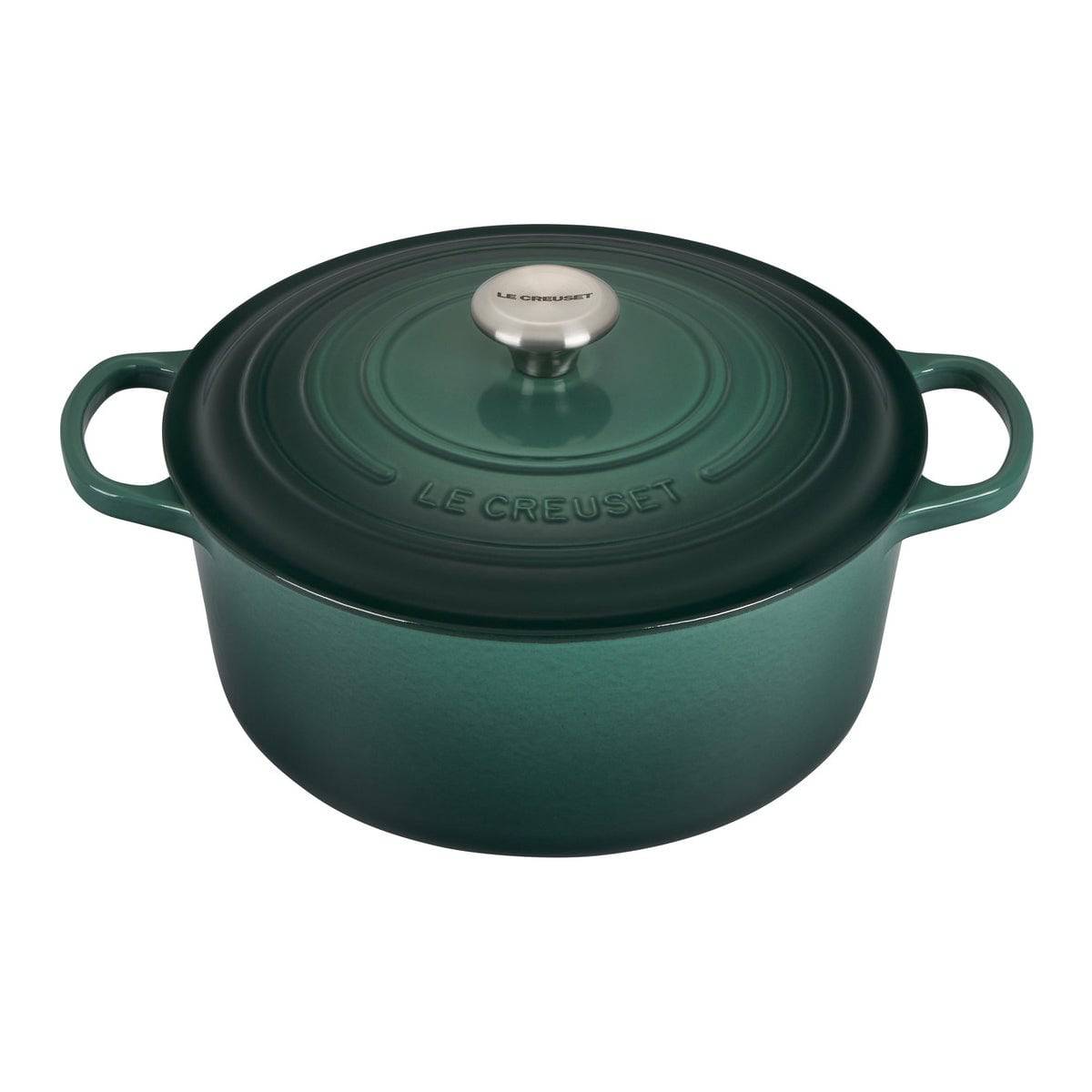 Le Creuset Signature Enameled Cast Iron Round French / Dutch Oven, 7.25-Quart, Artichaut - Kitchen Universe