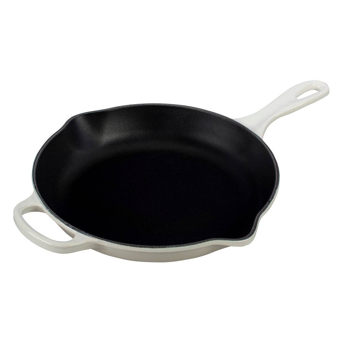 Le Creuset Signature Enameled Cast Iron Skillet, 11.75-Inches, White - Kitchen Universe