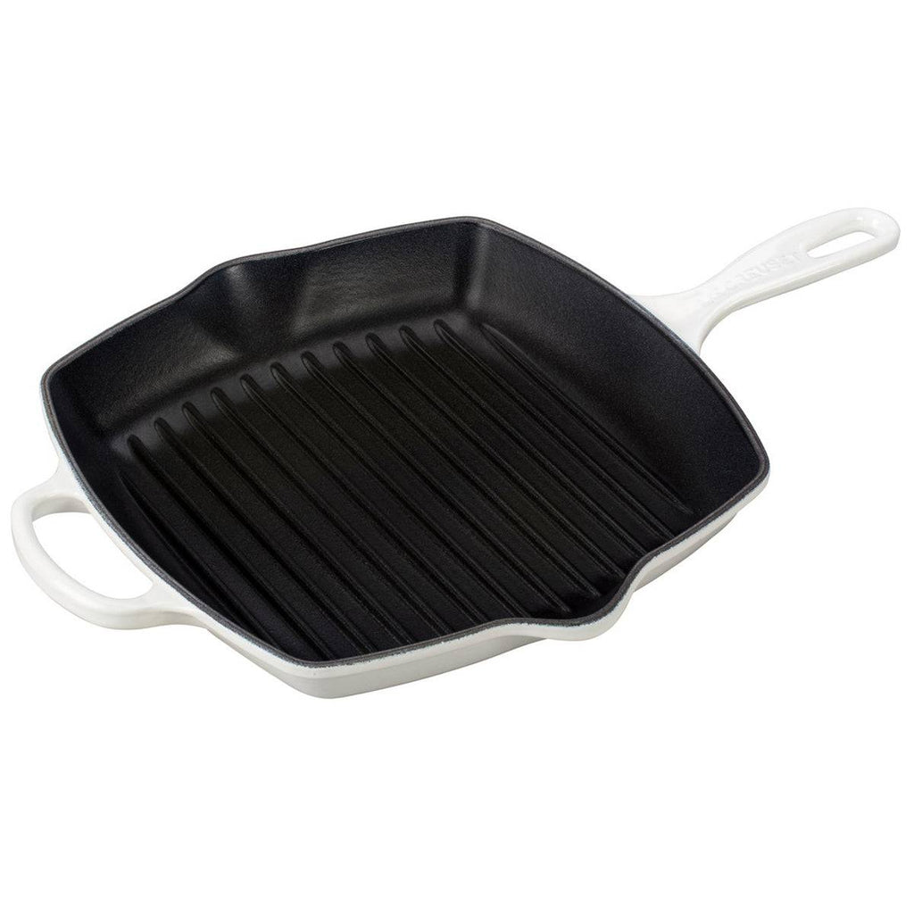 https://www.kitchen-universe.com/cdn/shop/products/Le-Creuset-Signature-Enameled-Cast-Iron-Square-Skillet-Grill_-10.25-Inches_-White_1024x1024.jpg?v=1665629643