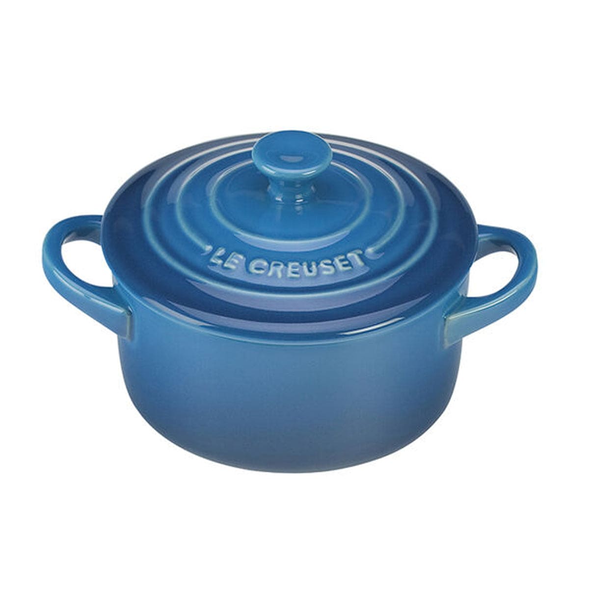 Le Creuset Stoneware Mini Round Cocotte, 8-Ounces, Marseille - Kitchen Universe