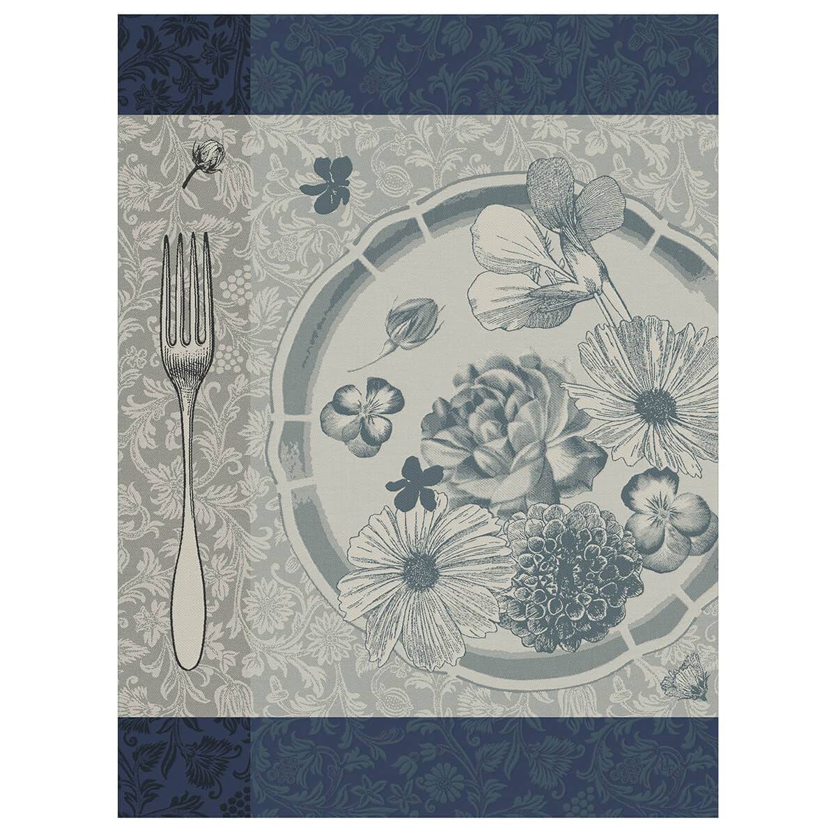 Le Jacquard Francais Fleurs À Croquer Tea Towel, 24 x 31-in Stamen - Kitchen Universe