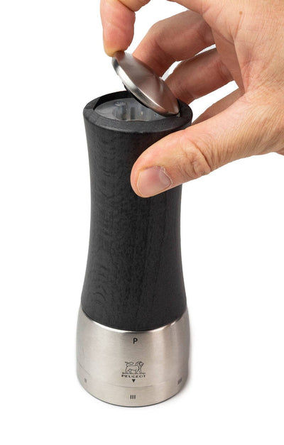 Peugeot Madras Graphite & Stainless Pepper & Salt Mill Set, 6-in - Kitchen Universe