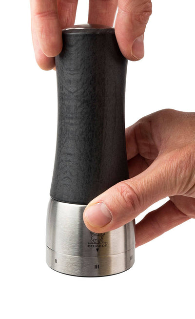 Peugeot Madras Graphite & Stainless Pepper & Salt Mill Set, 6-in - Kitchen Universe