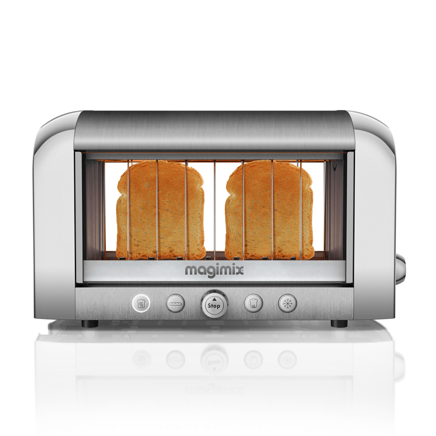 Magimix Vision 2-Slice Toaster, Chrome - Kitchen Universe
