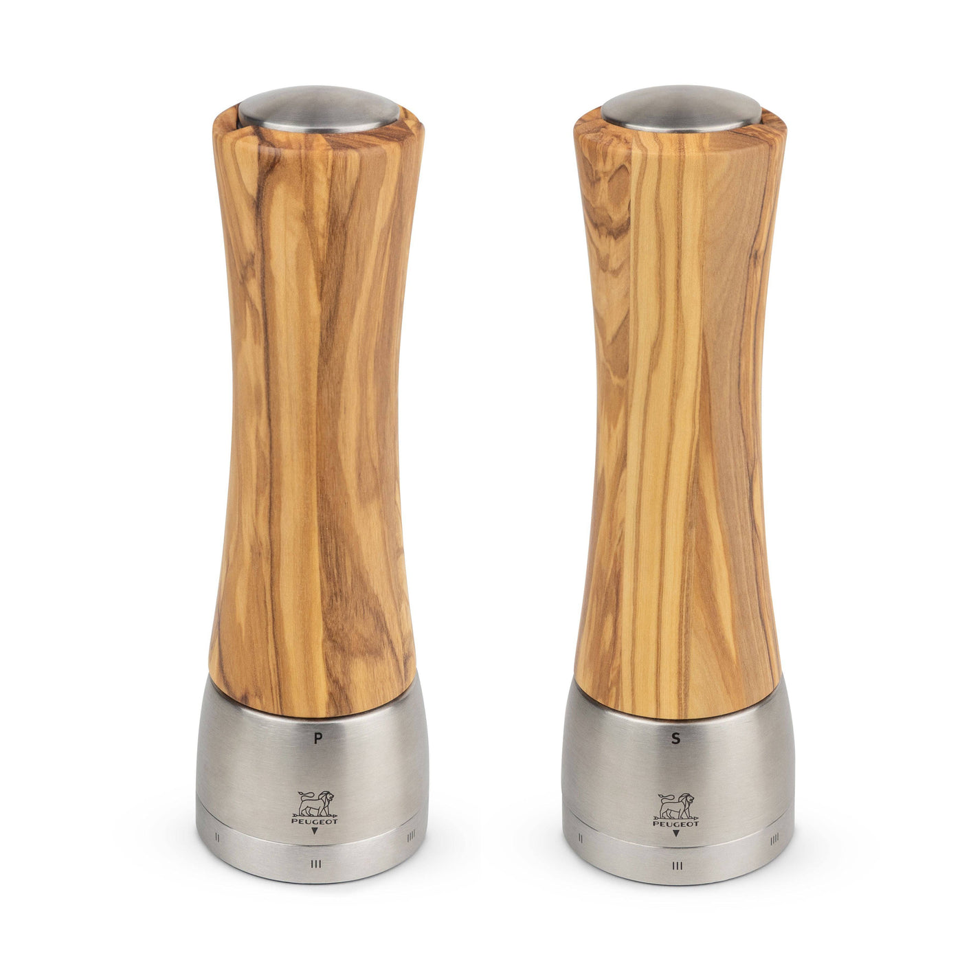 Peugeot Madras u'Select Olivewood Pepper & Salt Mill Set, 8-in - Kitchen Universe