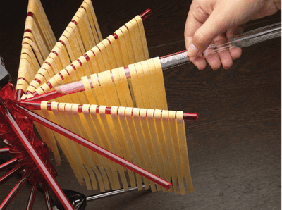 Marcato Atlas Pasta Drying Rack, Red - Kitchen Universe