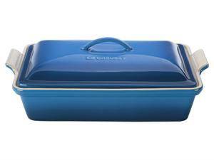 Le Creuset Heritage Covered Rectangular Casserole, Marseille 4-qt. - Kitchen Universe