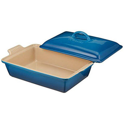 Le Creuset Heritage Covered Rectangular Casserole, Marseille 4-qt. - Kitchen Universe