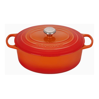 Le Creuset Signature Enameled Cast Iron Oval French / Dutch Oven, 6.75-Quart, Flame - Kitchen Universe