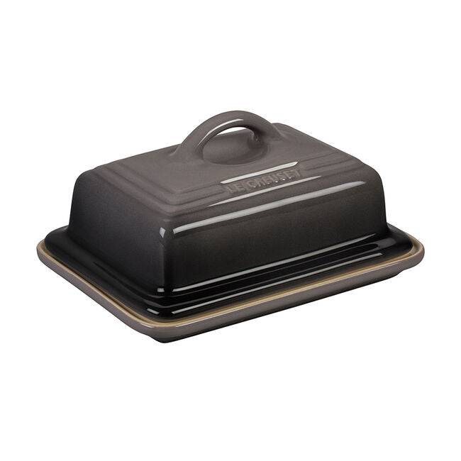 Le Creuset Heritage Stoneware Butter Dish, Oyster - Kitchen Universe